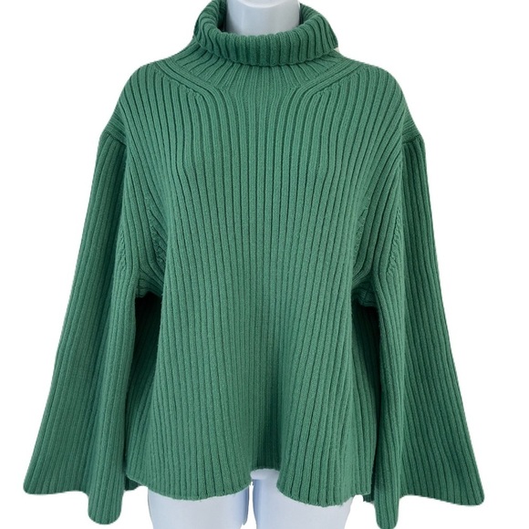 Jason Wu Sweaters - 🎖HOST PICK🎖NWOT/ Jason Wu/ Green turtleneck knit sweater/ Size US M